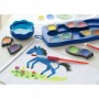 12 Colours Connector Paint Box with Brush, Blue